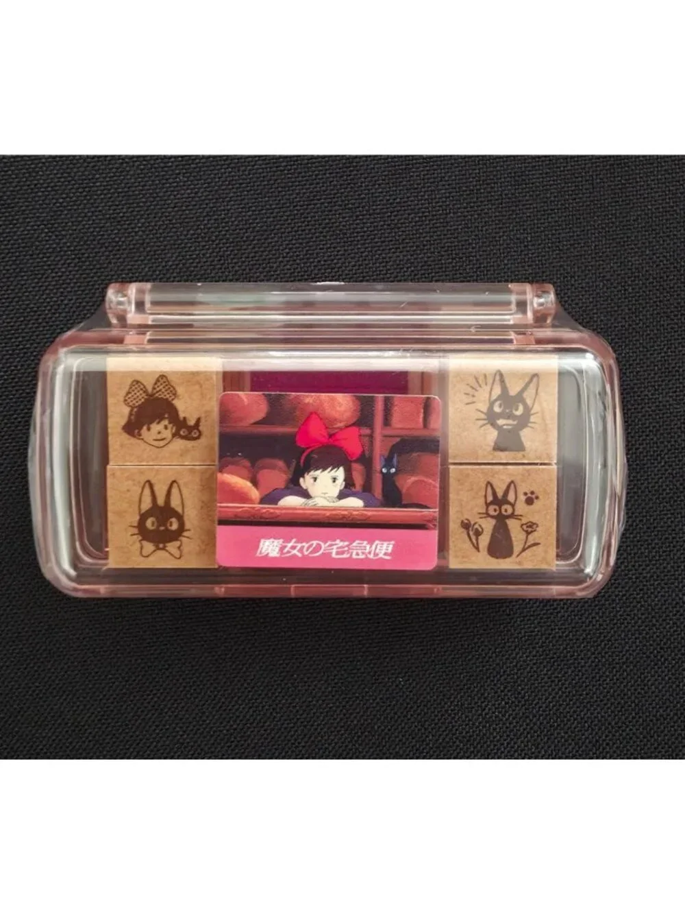 Studio Ghibli Park Japan Kikis Delivery Service Mini Rubber Stamp Set + Ink Pad